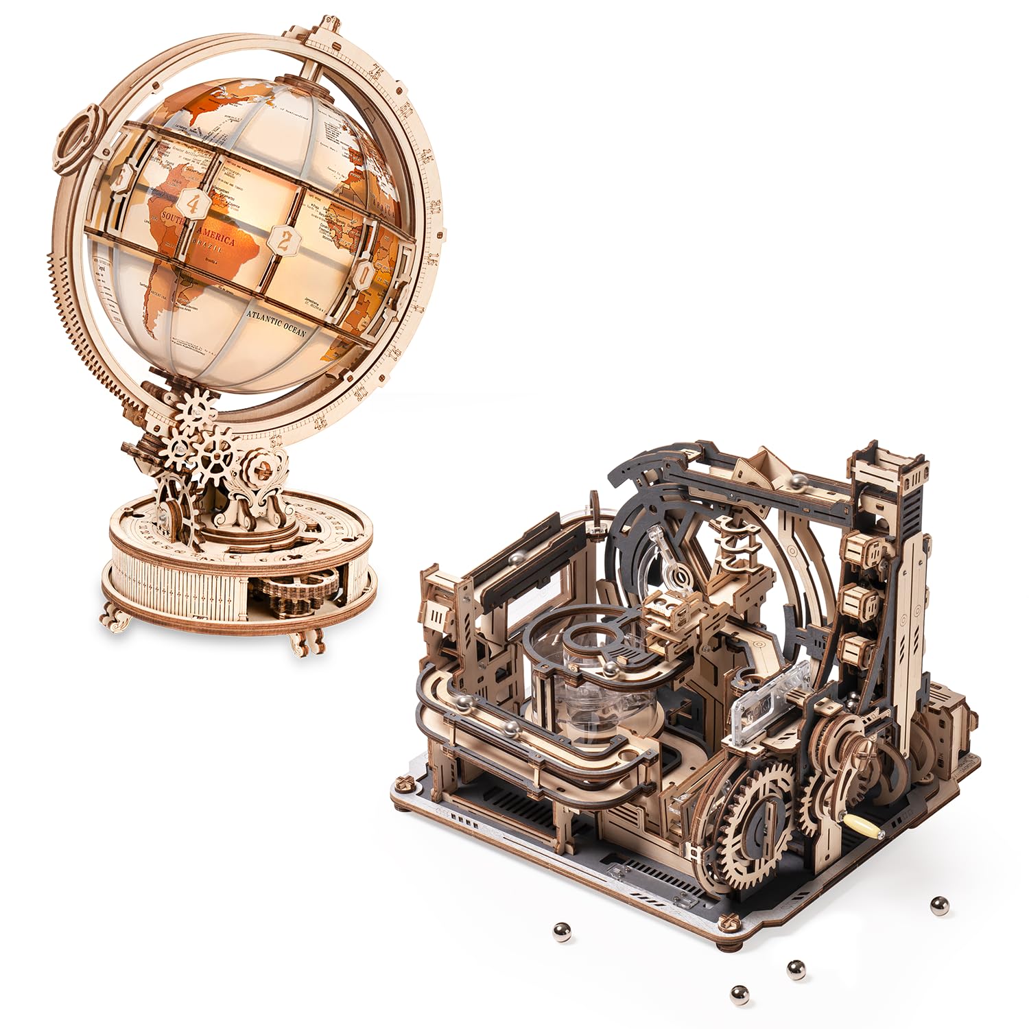 Amazon.com: ROKR 3D Wooden Puzzles for Adults Illuminated Globe